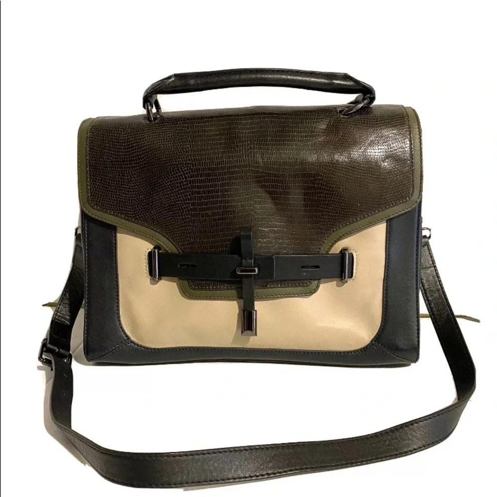 Vince Camuto satchel leather handbag